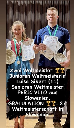 JUNIOREN WELTMEISTERIN STEIRISCHE HARMONIKA